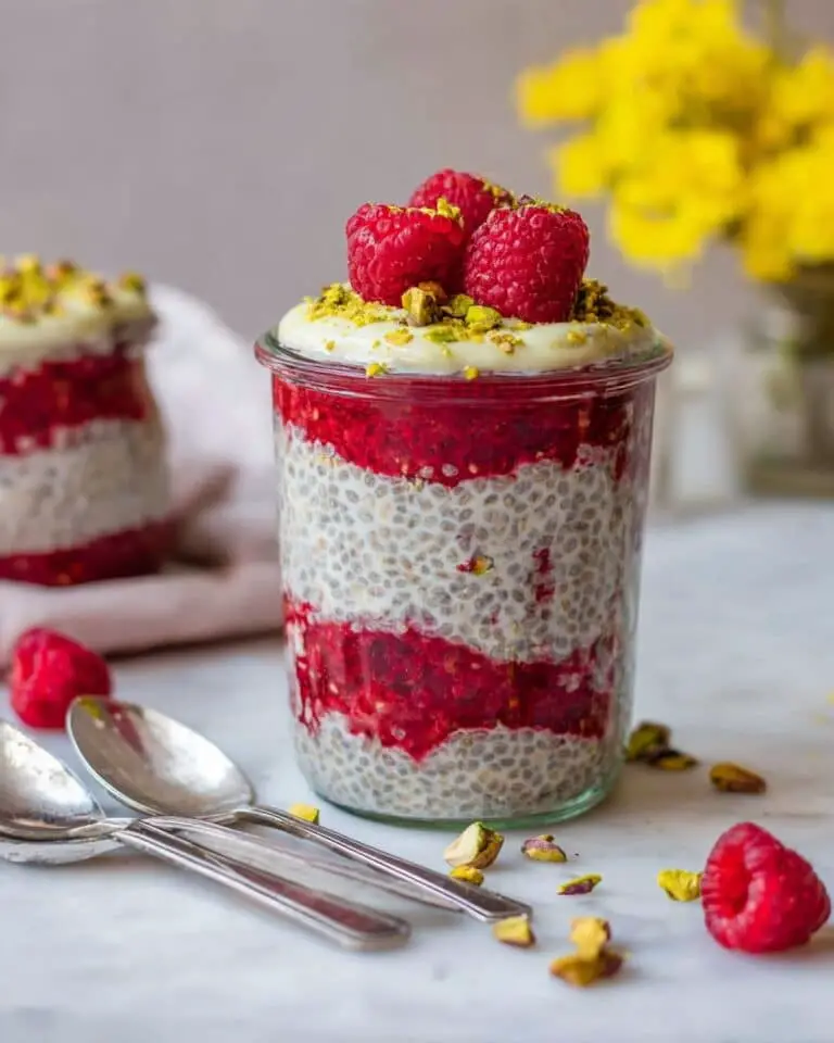 Raspberry Lemon Overnight Oats Recipe
