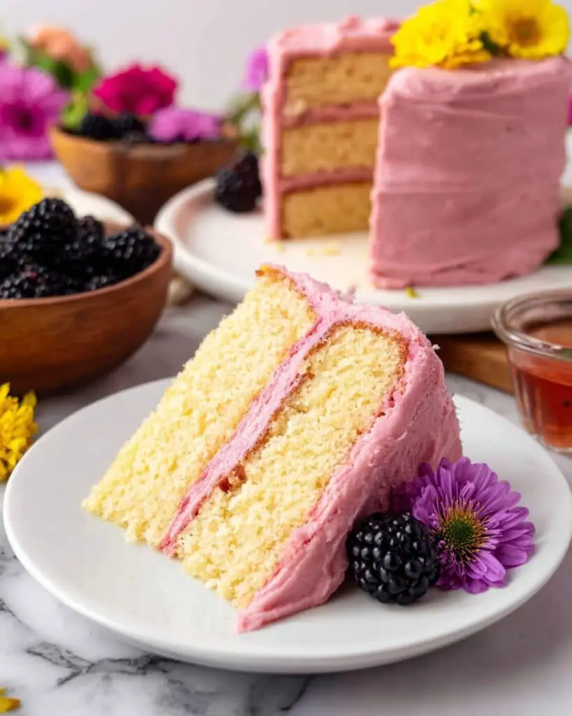 Lemon Blackberry Layer Cake Recipe