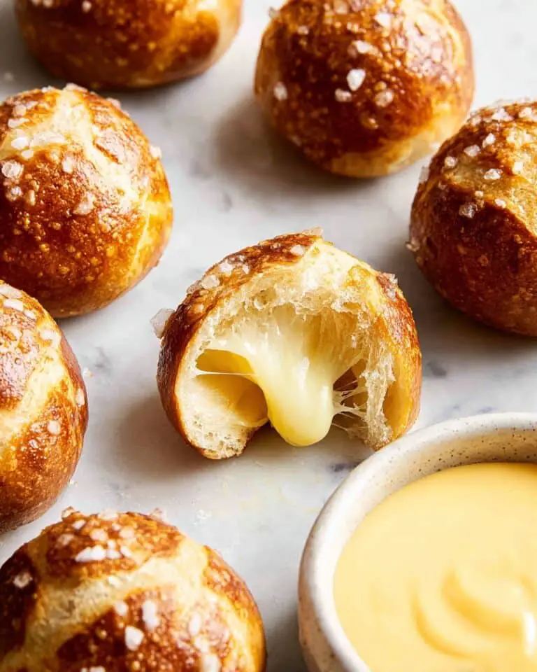 Cheese Pretzel Bites Recipe