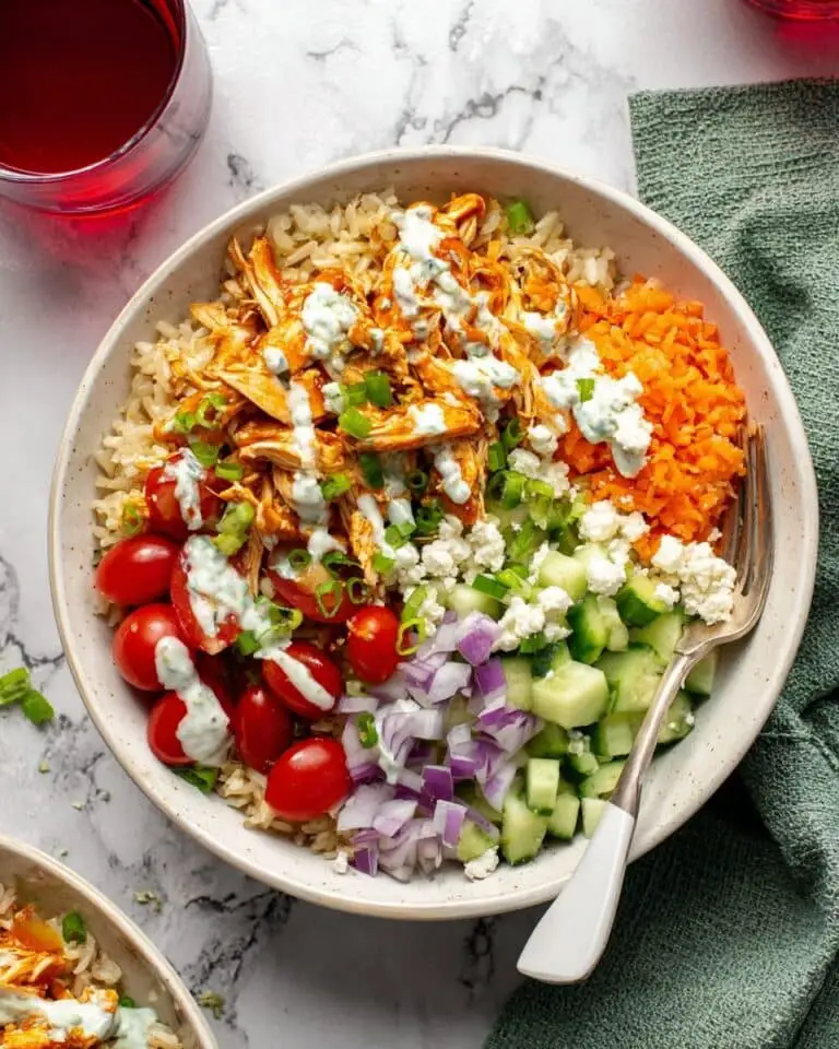 Buffalo Chicken Rice Bowls Recipe