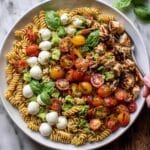 Caprese Chicken Pasta Salad Recipe