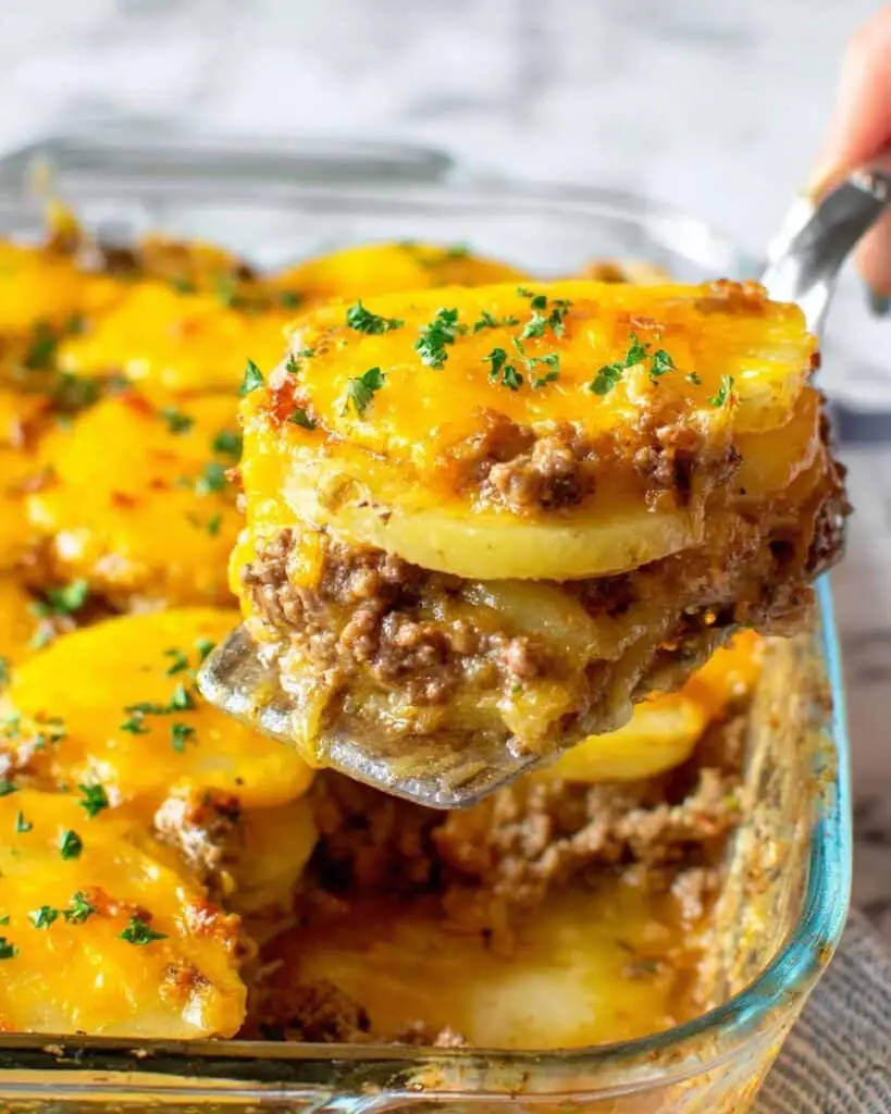 Ground Beef and Potato Casserole Recipe