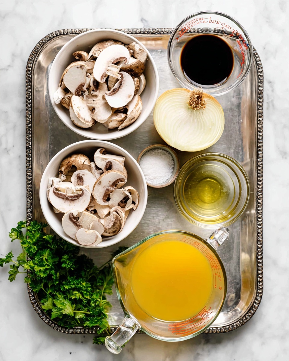 The first image shows a black pan on a white marbled surface with cooked dark red onions inside. A wooden spoon is resting in the pan, stirring the onions. A gray cloth is placed under the pan. In the second image, the same black pan contains sliced brown mushrooms with chopped nuts on top, mixed with the cooked onions from the first image. The wooden spoon remains in the pan, and the gray cloth is still visible on the white marbled surface. photo taken with an iphone --ar 4:5 --v 7