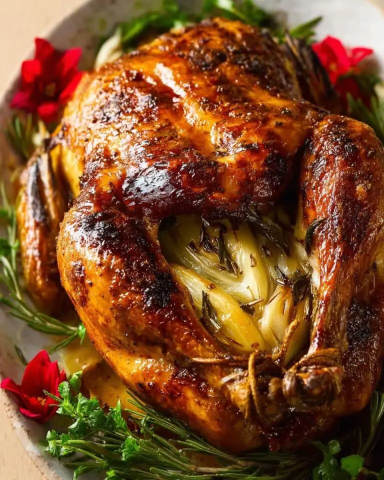 Christmas Roast Duck With Cranberry-Orange Glaze Recipe