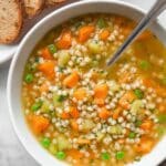 Hearty Pearled Barley Soup with Vegetables Recipe