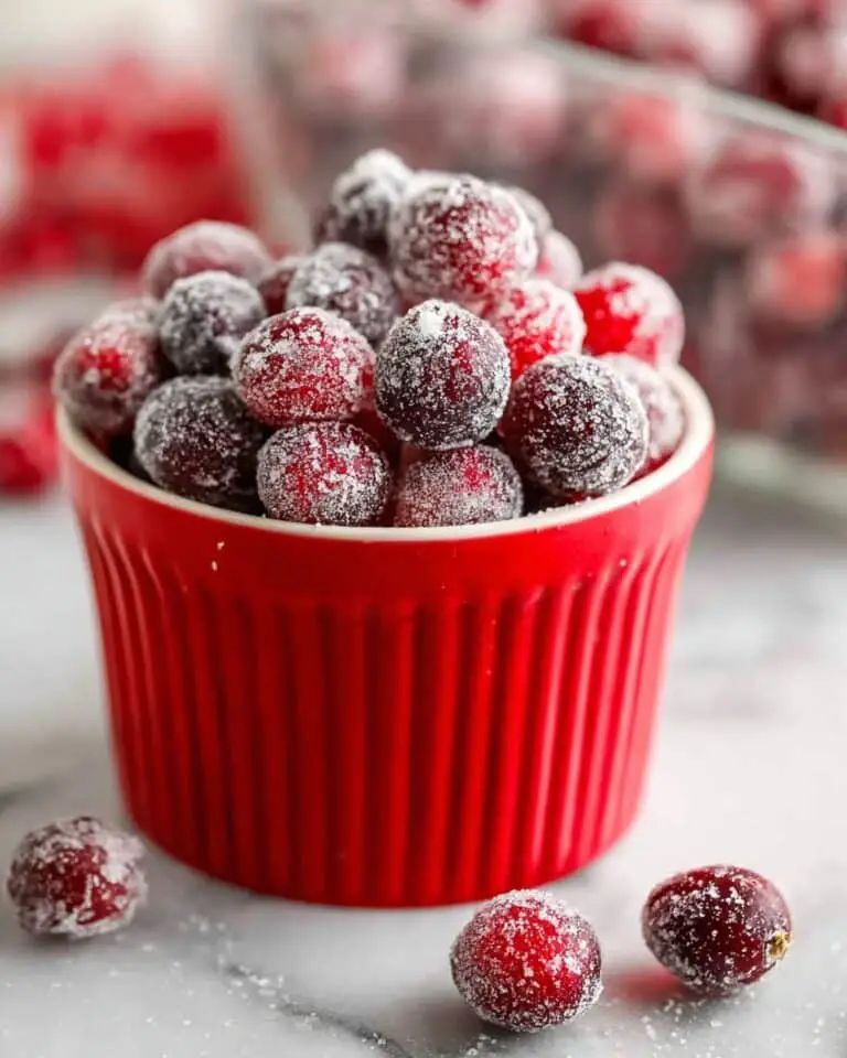 Sugared Cranberries (Easy Recipe) Recipe