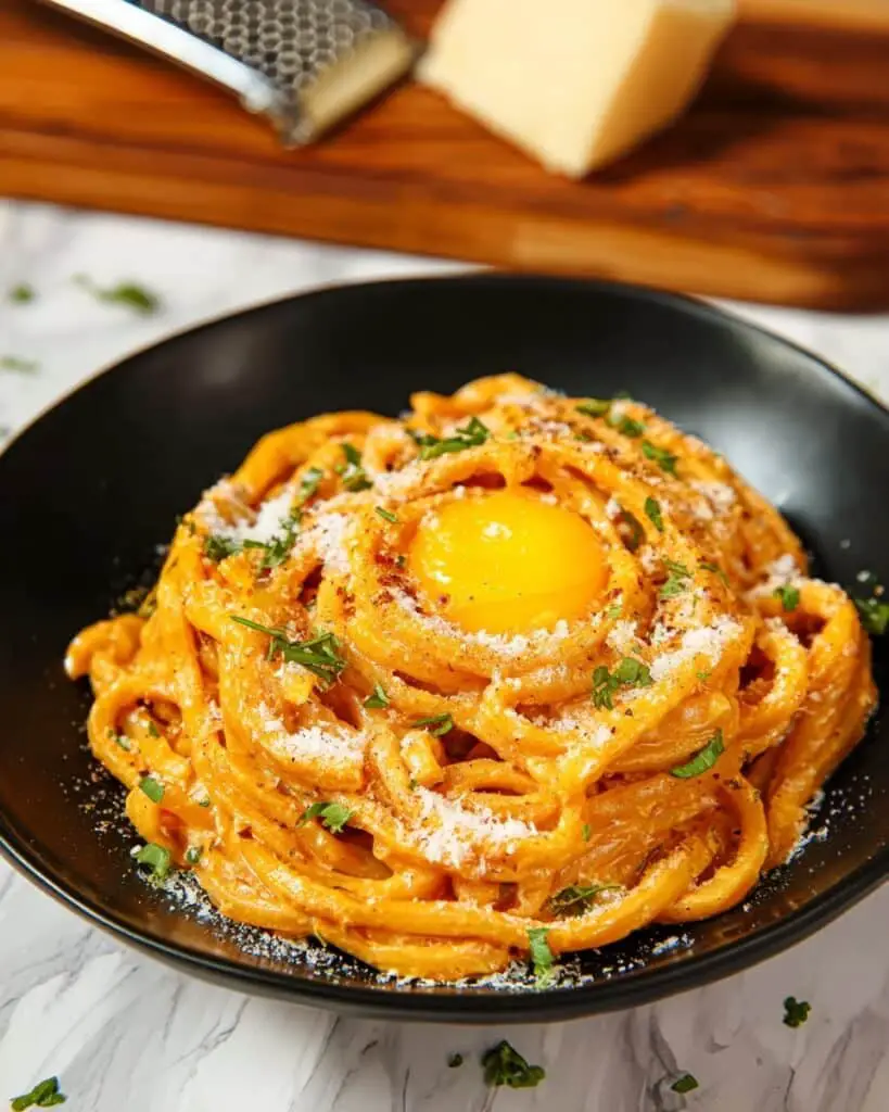 Creamy Gochujang Udon Noodles Recipe