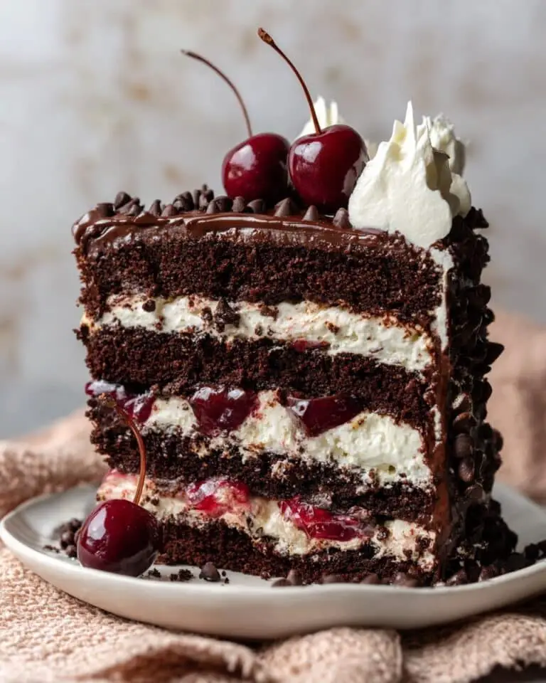 Mile-High Black Forest Cake Recipe