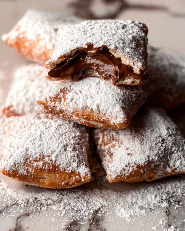 Chocolate Beignets with Rich Chocolate Filling and Cocoa Dusting Recipe