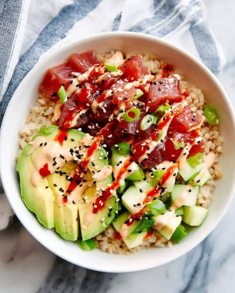 Spicy Tuna Poke Bowl Recipe