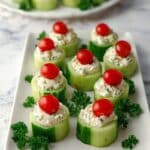 Cucumber Bites Appetizers Recipe