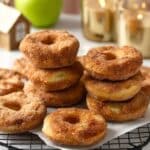 Chewy Baked Apple Rings with Cinnamon Sugar Recipe