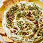 Garlic Herb Cheese Dip with Honey & Chili Crisp Recipe