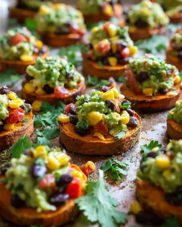 Sweet Potato Bites with Guacamole Recipe