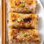 Crispy Rice Paper Dumplings with Vegetable and Tofu Filling Recipe
