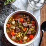 Old Fashioned Vegetable Beef Soup Recipe
