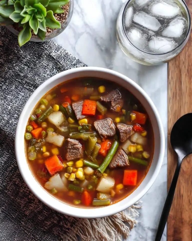 Old Fashioned Vegetable Beef Soup Recipe