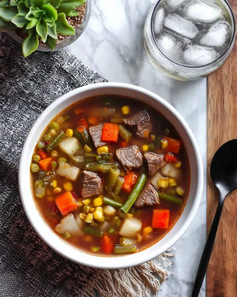 Old Fashioned Vegetable Beef Soup Recipe
