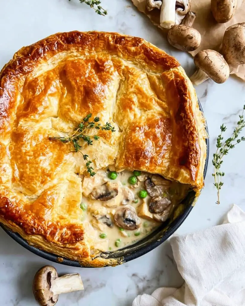 Chicken and Mushroom Pie Recipe