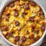 Cheesy Ranch Potatoes and Sausage Recipe