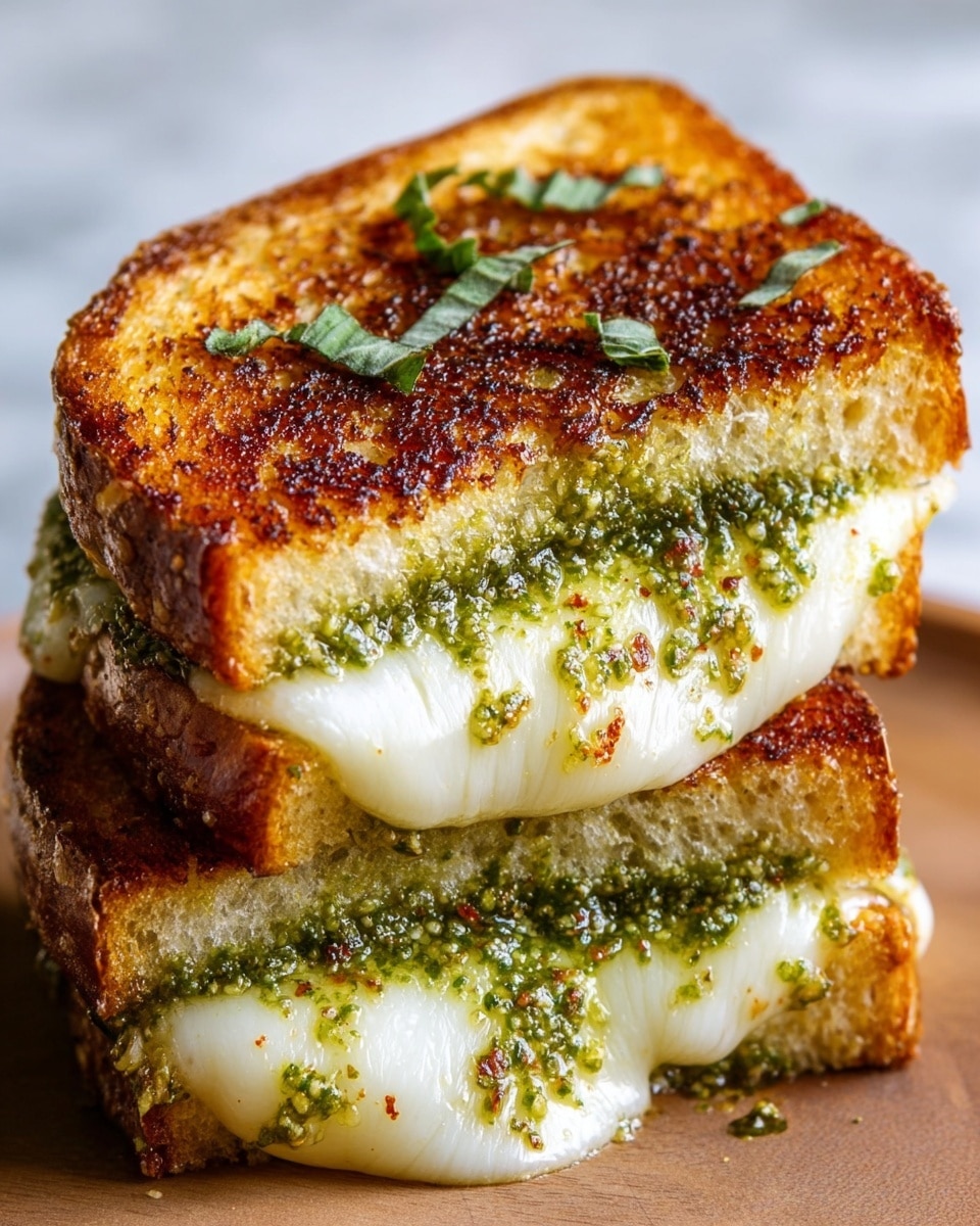 Pesto Grilled Cheese Sandwich Recipe
