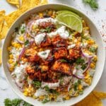 Street Corn Chicken Rice Bowl Recipe