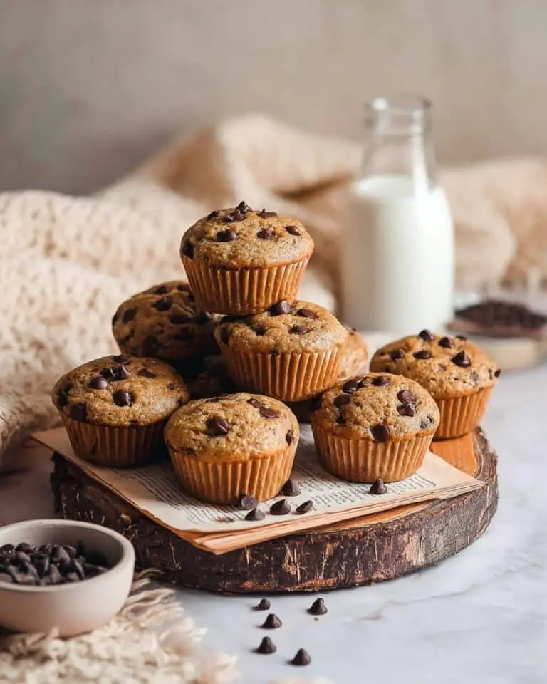 Banana Bread Muffins with Chocolate Chips Recipe