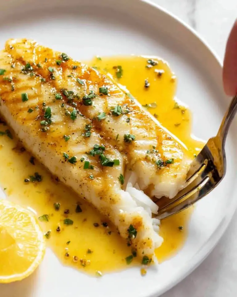 Lemon Butter Sauce for Fish Recipe
