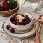 Crème Anglaise with Bourbon Sauce Recipe
