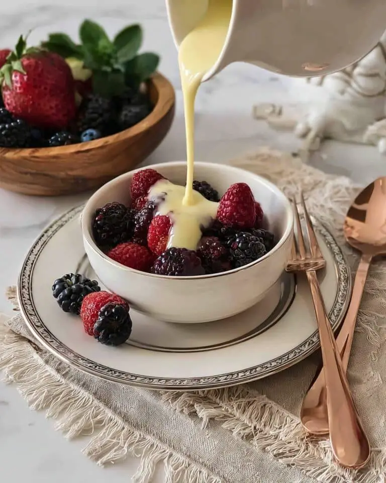 Crème Anglaise with Bourbon Sauce Recipe