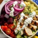 Low Carb Greek Chicken Bowl Recipe
