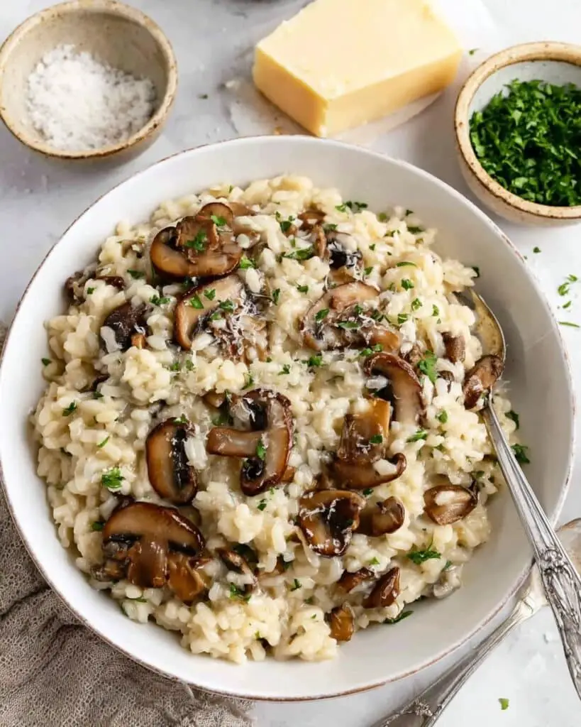 Creamy Mushroom Risotto Recipe