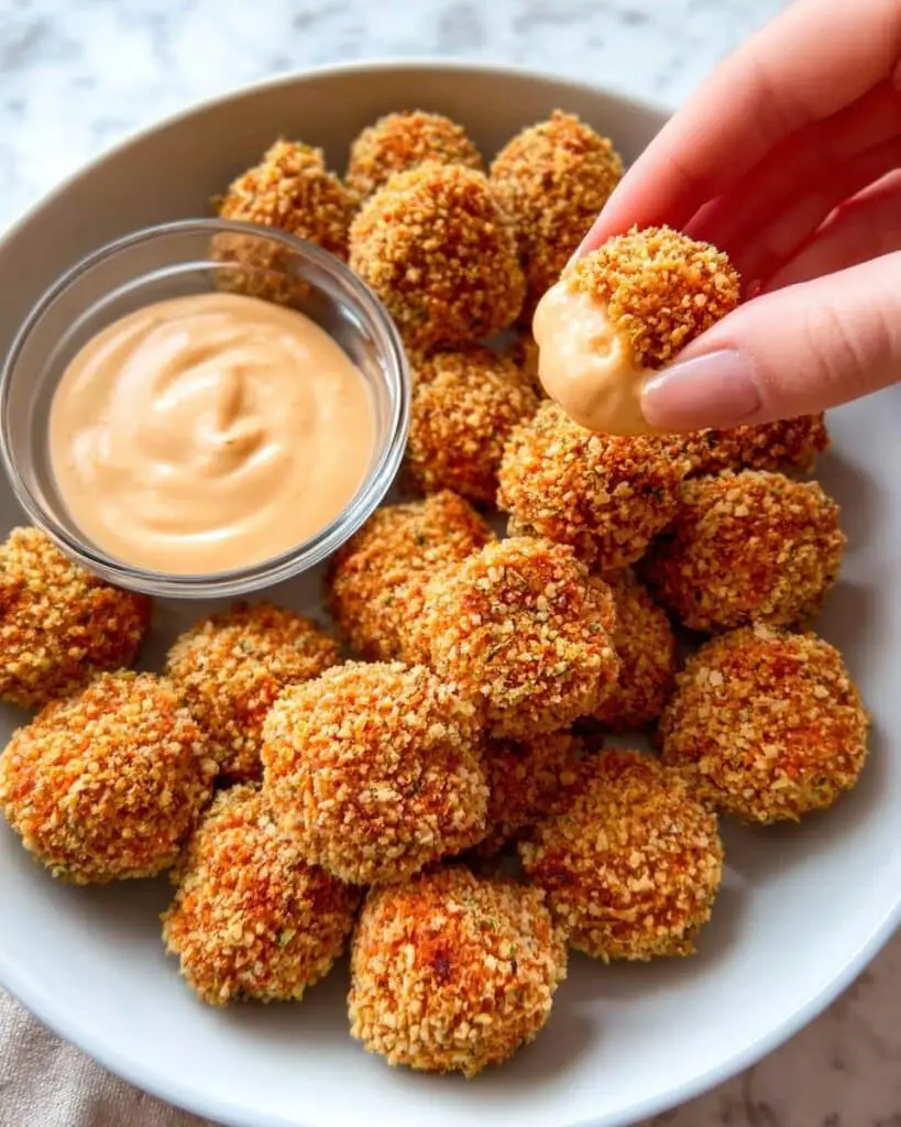 Air Fried Spicy Pickle Chips Recipe