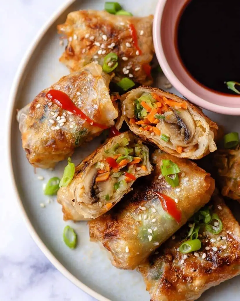 Rice Paper Dumplings with Crispy Pan-Fry or Air-Fry Method Recipe