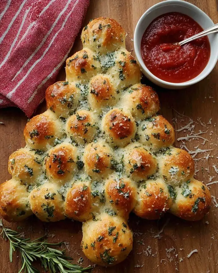 The Best Cheesy Christmas Tree Bread Recipe