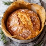 Dutch Oven Garlic Rosemary Bread Recipe