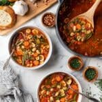 Vegetarian Minestrone Soup Recipe