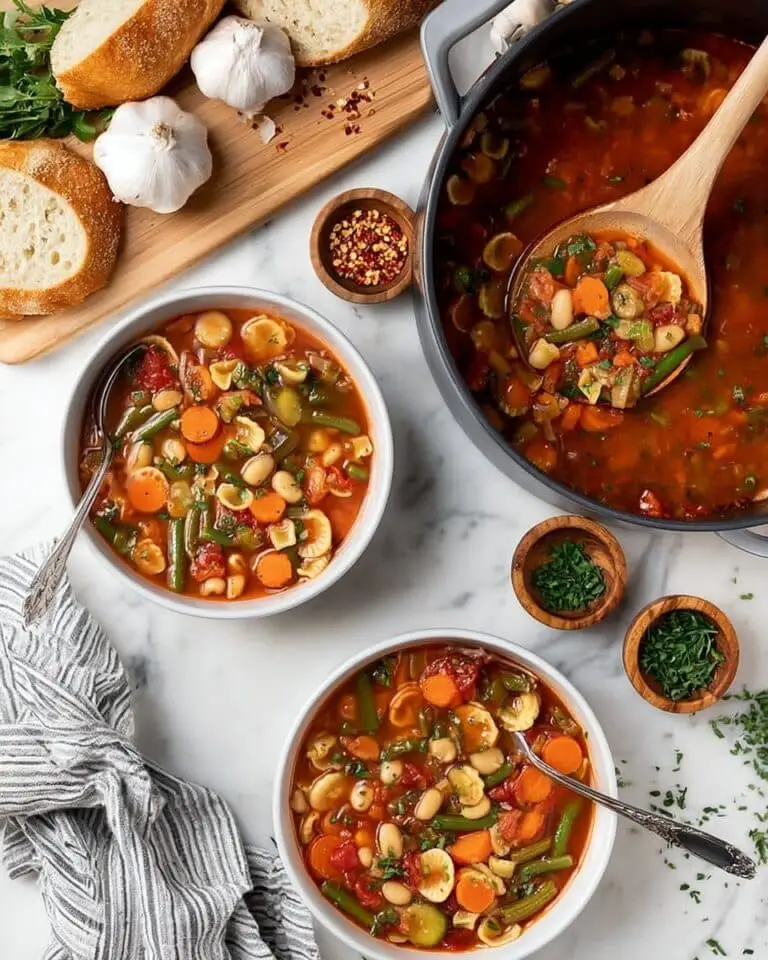 Vegetarian Minestrone Soup Recipe