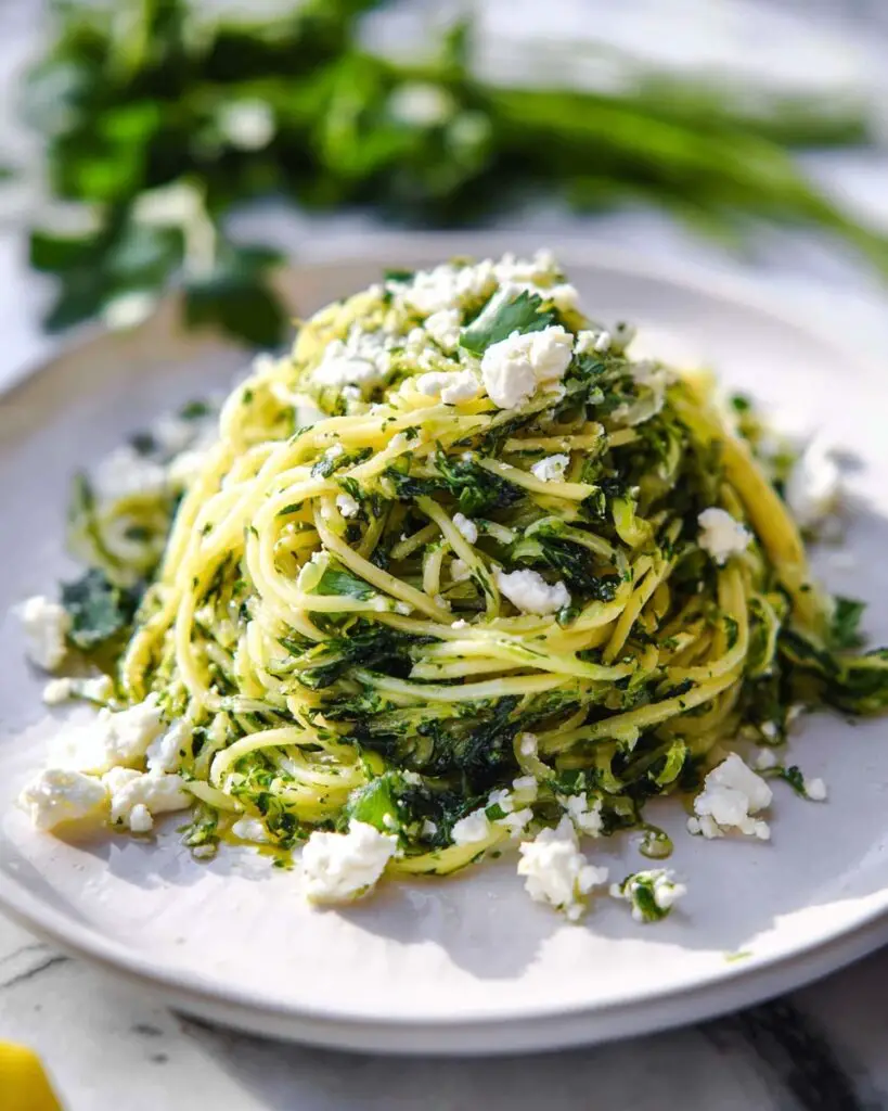 Spanakopita Pasta (Spinach and Feta Pasta) Recipe