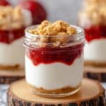 No Bake Cheesecake Cups with Graham Crumble Topping Recipe