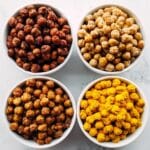 Crunchy Oven Roasted Chickpeas 4 Ways Recipe