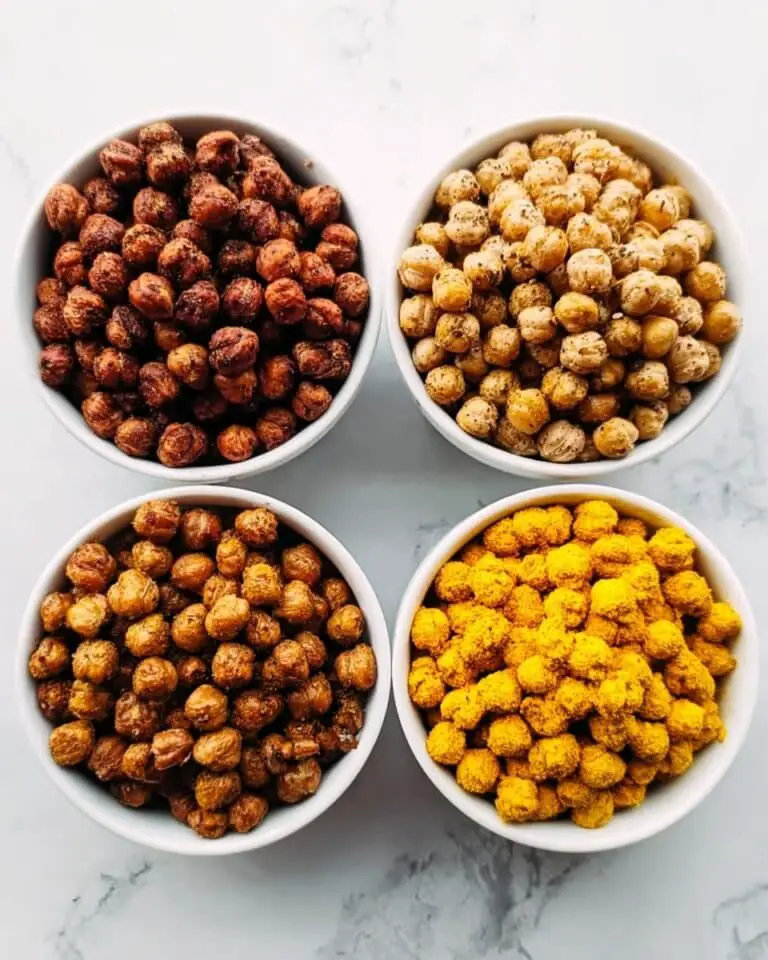 Crunchy Oven Roasted Chickpeas 4 Ways Recipe