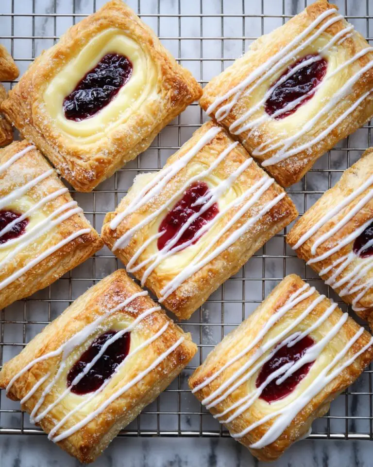 Easy Puff Pastry Cheese and Berry Danish Recipe