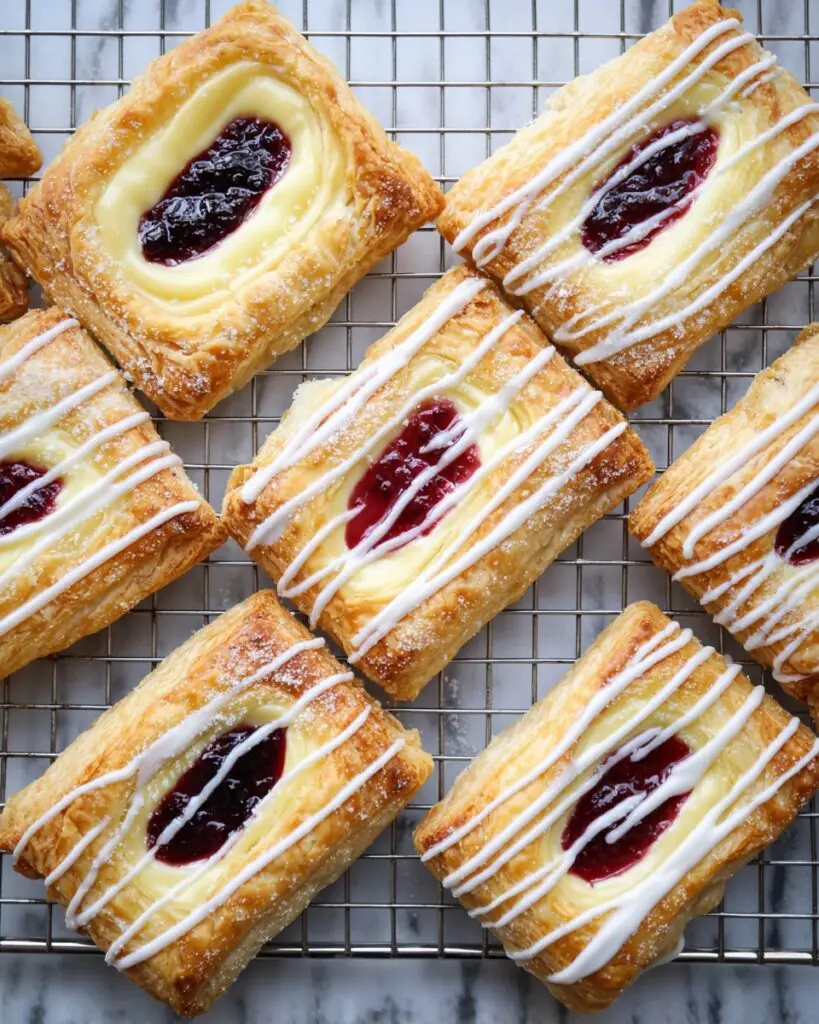 Easy Puff Pastry Cheese and Berry Danish Recipe