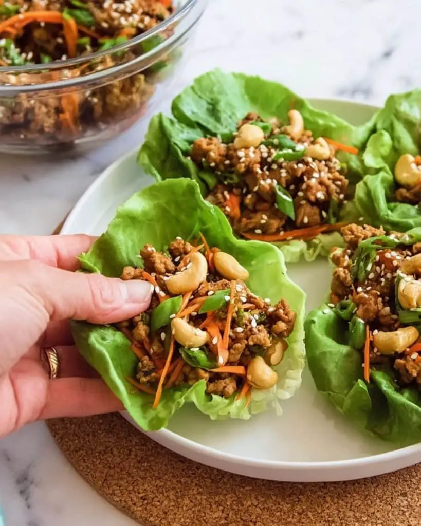 Thai Chicken Lettuce Wraps Recipe