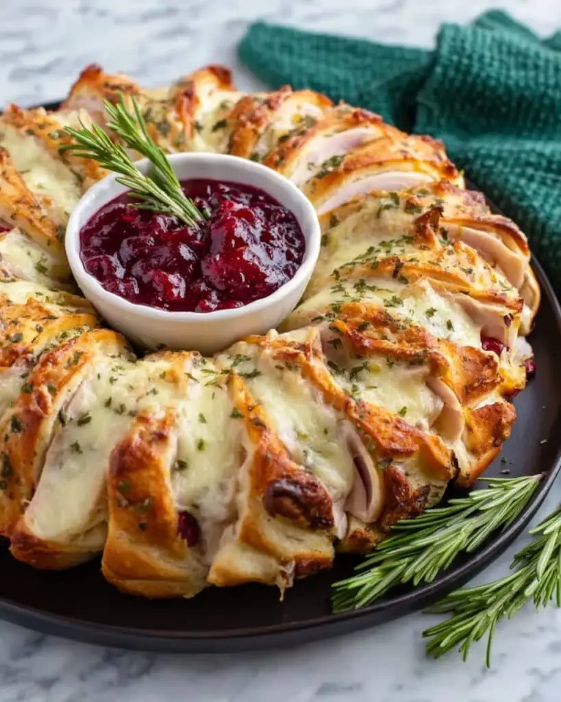 Turkey Cranberry Crescent Ring Recipe