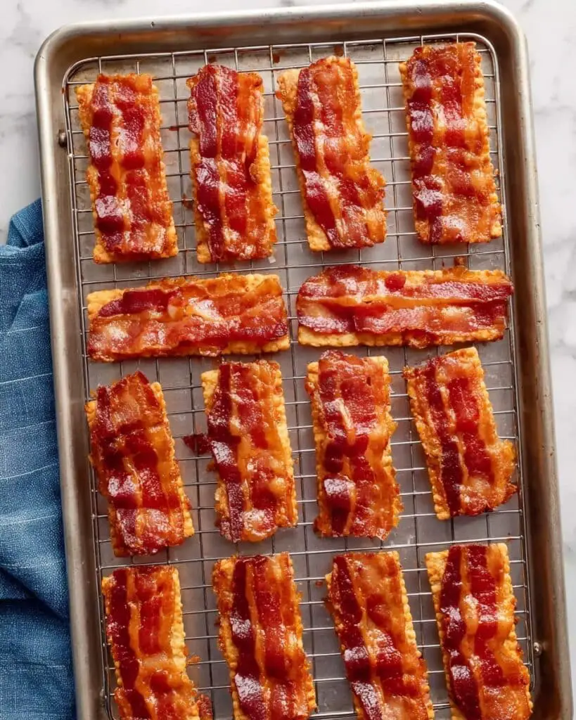 Bacon Crackers with Brown Sugar and Cayenne Recipe