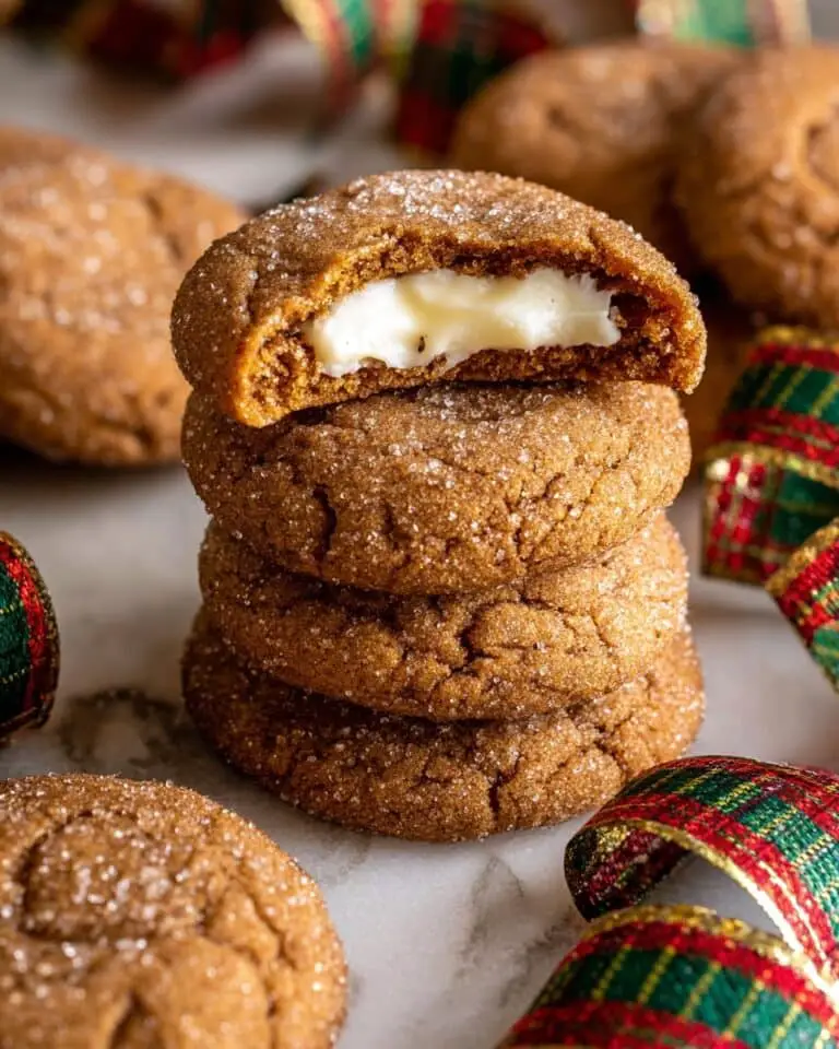 Gingerbread Cheesecake Cookies Recipe