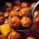 Slow Cooker Sweet and Sour Meatballs Recipe