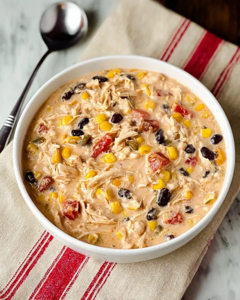 Easy Crock Pot Cream Cheese Chicken Chili Recipe